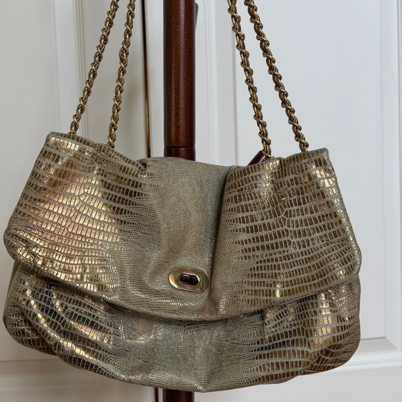 Elie Tahari “Emory” Gold Crossbody Bag — Great Condition, Lightly Used - Picture 1 of 4
